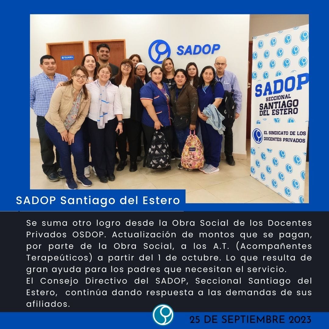 En este momento estás viendo SADOP-OSDOP: suman nuevos beneficios para sus afiliados.